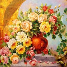 Схема вышивки «Букет»