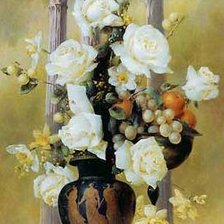 Схема вышивки «Осмак "Цветы"»