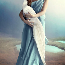 Схема вышивки «девушка»