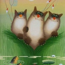 Схема вышивки «Котейки»