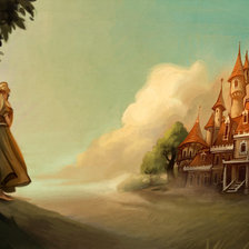 Схема вышивки «Домик»