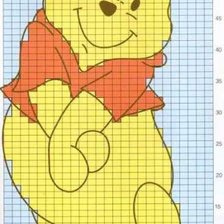 Схема вышивки «Винни Пух»