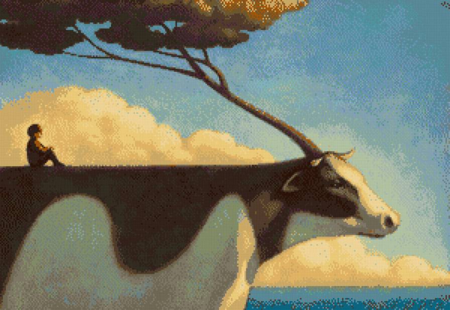 корова Сурабхи - бог, корова, сурабхи, веды, индия - предпросмотр