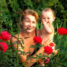 Схема вышивки «розы»