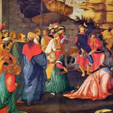 Схема вышивки «botticelli_sandro_adorazione_dei_magi_01»