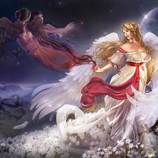 Схема вышивки «Ангел»