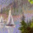 Предпросмотр схемы вышивки «Беседка у озера» (№555678)