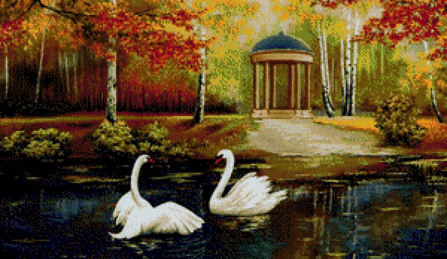 Два лебедя - предпросмотр