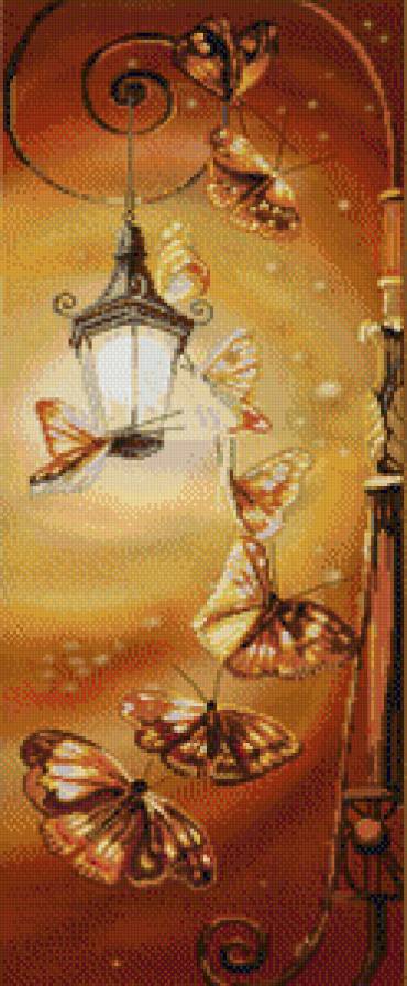 Бабочки - фонарь, бабочки, бабочка - предпросмотр