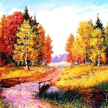 Схема вышивки «осень»