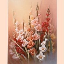 Схема вышивки «gladiole»