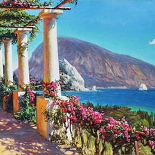 Схема вышивки «гурзуф»