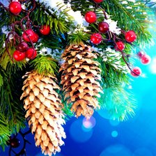 Схема вышивки «новогодняя»