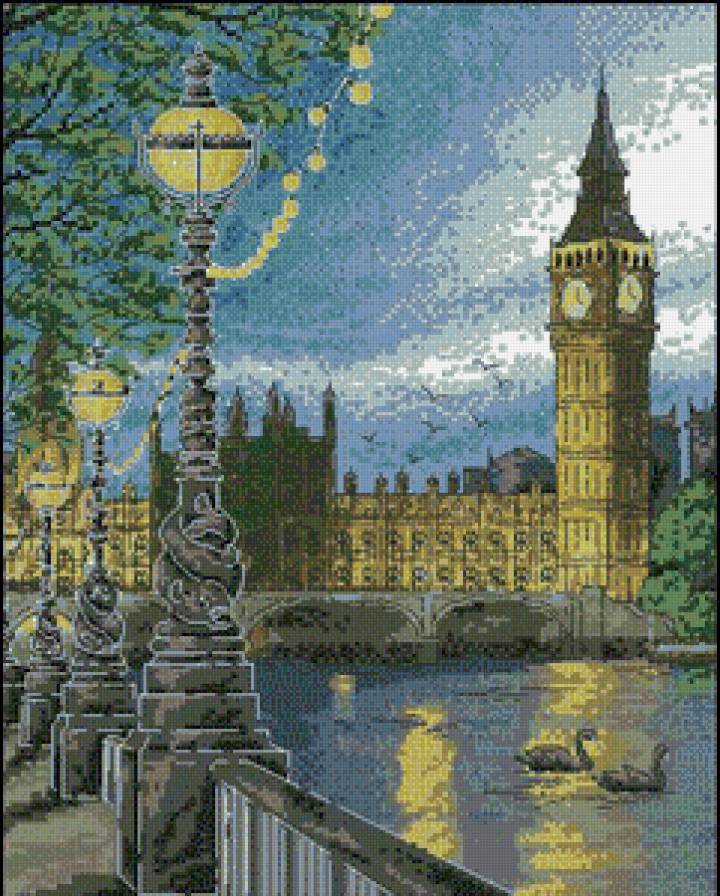 Лондон - городской пейзаж - предпросмотр