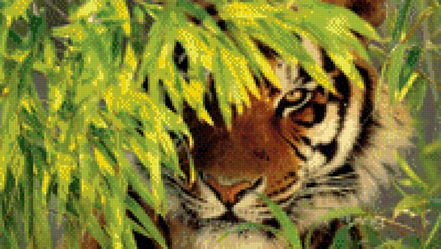 на охоте 2 - животные, тигры - предпросмотр