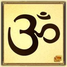 Схема вышивки «символ Ом»