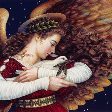 Схема вышивки «Ангел»