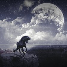 Схема вышивки «лунная ночь»