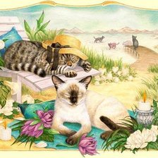 Схема вышивки «отдыхающие»