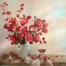 Схема вышивки «Розы»