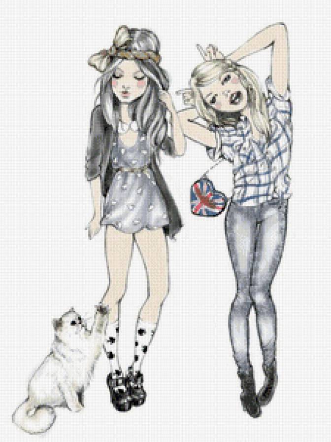 Подружки - девушки, подружки - предпросмотр