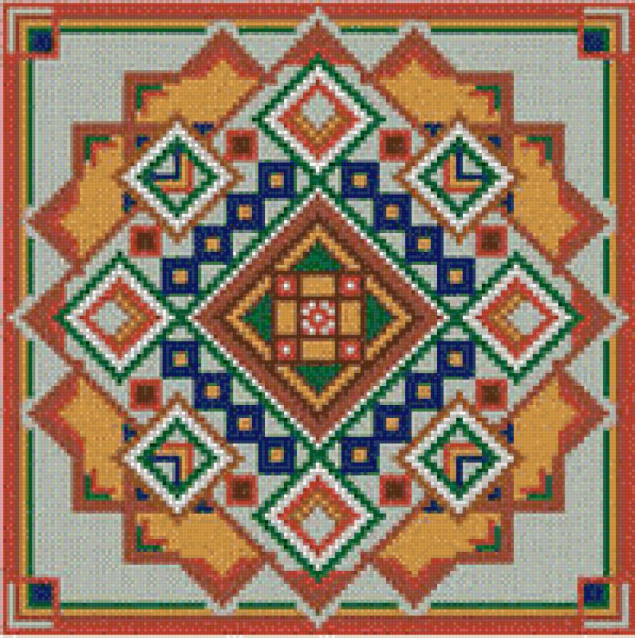 Подушка - подушка, узор - предпросмотр