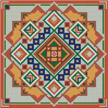 Схема вышивки «Подушка»