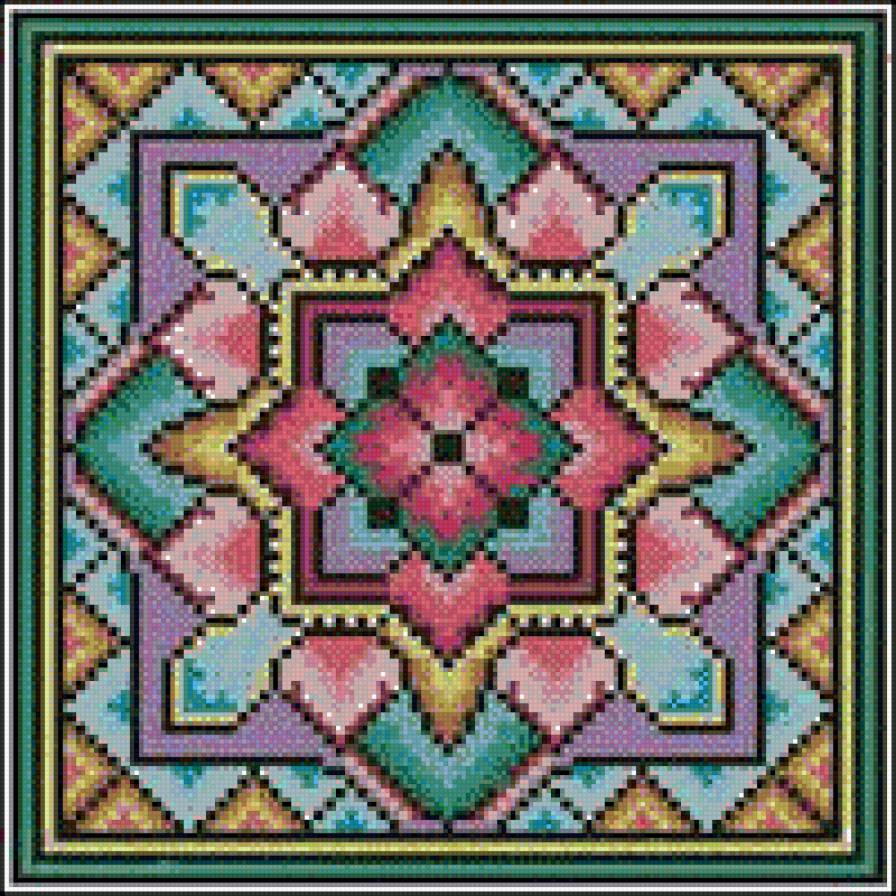 Подушка - подушка, узор - предпросмотр