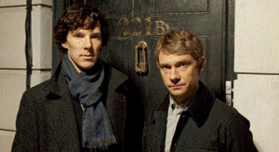 Шерлок Холмс и Джон Уотсон - бейкер-стрит, шерлок, шерлок холмс, сериал, sherlock, уотсон - предпросмотр