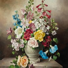 Схема вышивки «букет»