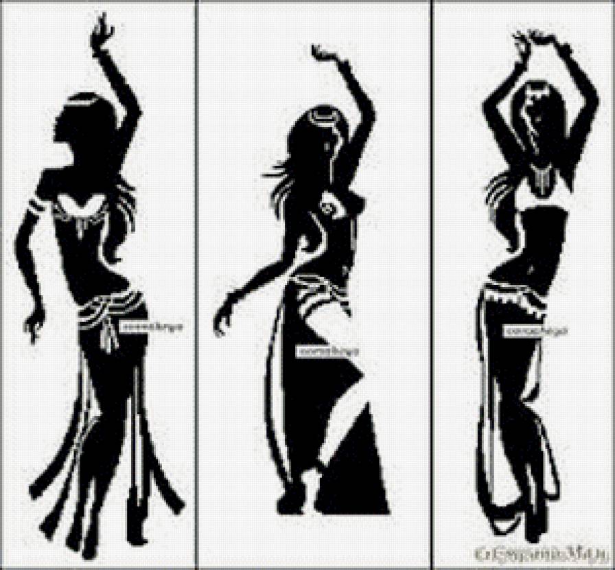 №556817 - девушки, триптих, красота - предпросмотр