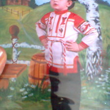 Схема вышивки «Я)»