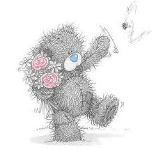 Схема вышивки «мишки тедди»