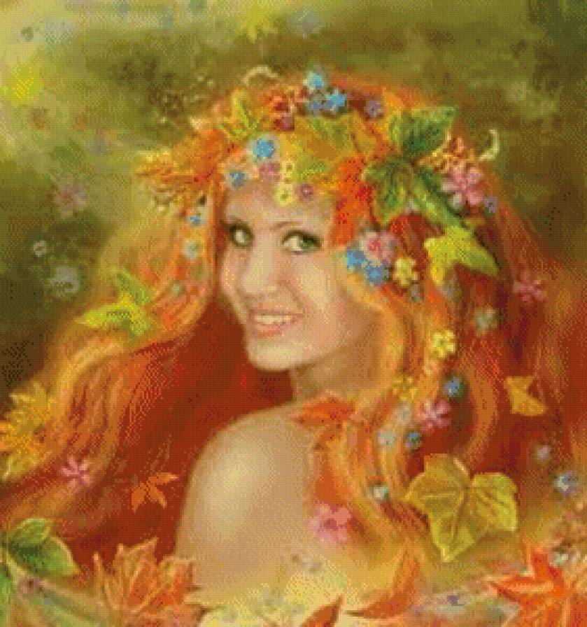 №556982 - люди, красота, женщина, девушка, осень - предпросмотр