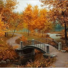 Схема вышивки «Мост»