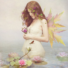 Схема вышивки «фея»