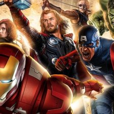 Схема вышивки «Мстители»