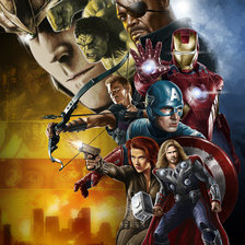 Схема вышивки «Мстители»