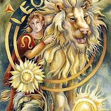 Схема вышивки «Знак зодиака ЛЕВ»