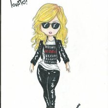 Схема вышивки «Demi Lovato»