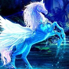 Схема вышивки «единорог»