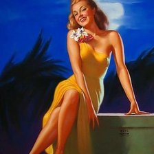 Схема вышивки «мисс очарование»