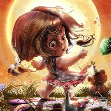 Схема вышивки «пикник»