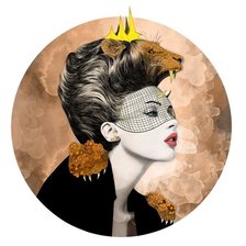 Схема вышивки «лев»