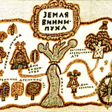 Схема вышивки «земля винни пуха»