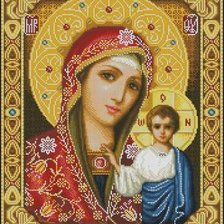 Схема вышивки «Казанская»