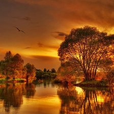 Схема вышивки «Пейзаж»