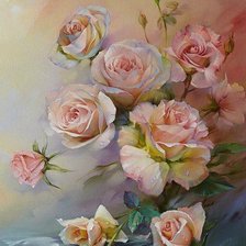 Схема вышивки «Букет роз»