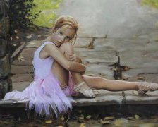 Схема вышивки «Балерина»