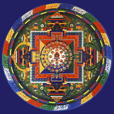 Схема вышивки «мандала»